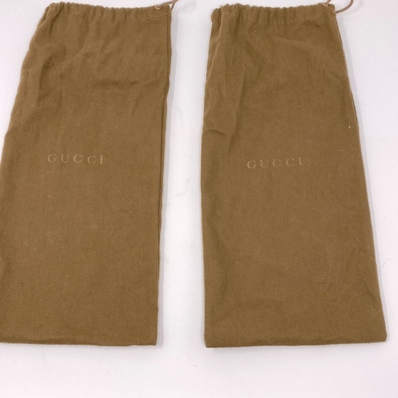 Gucci White Leather Bamboo Horsebit Loafers Size 37.5 - Picture 10 of 11